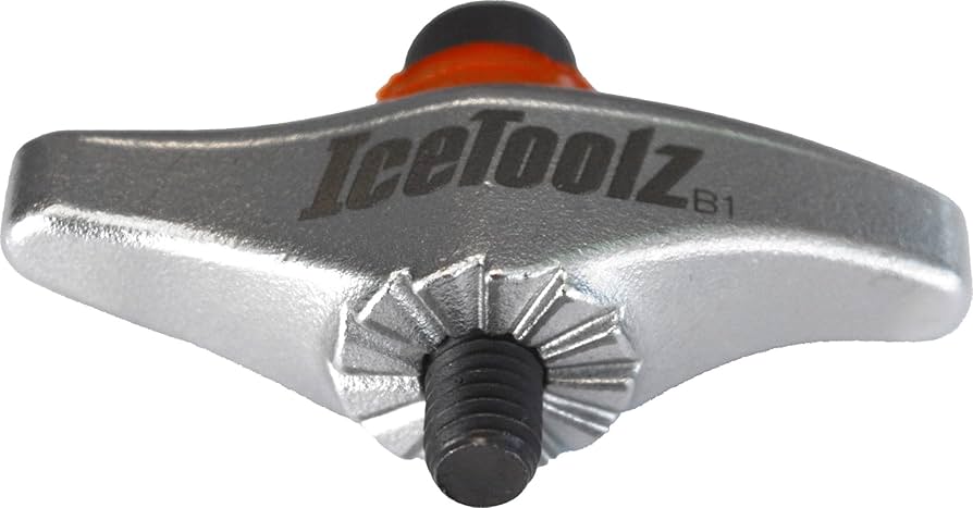 IceToolz E272 Disc Mount Facing Tool Unisex-Adult, Silver